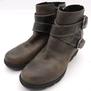 Sorel Brown Ankle Boots